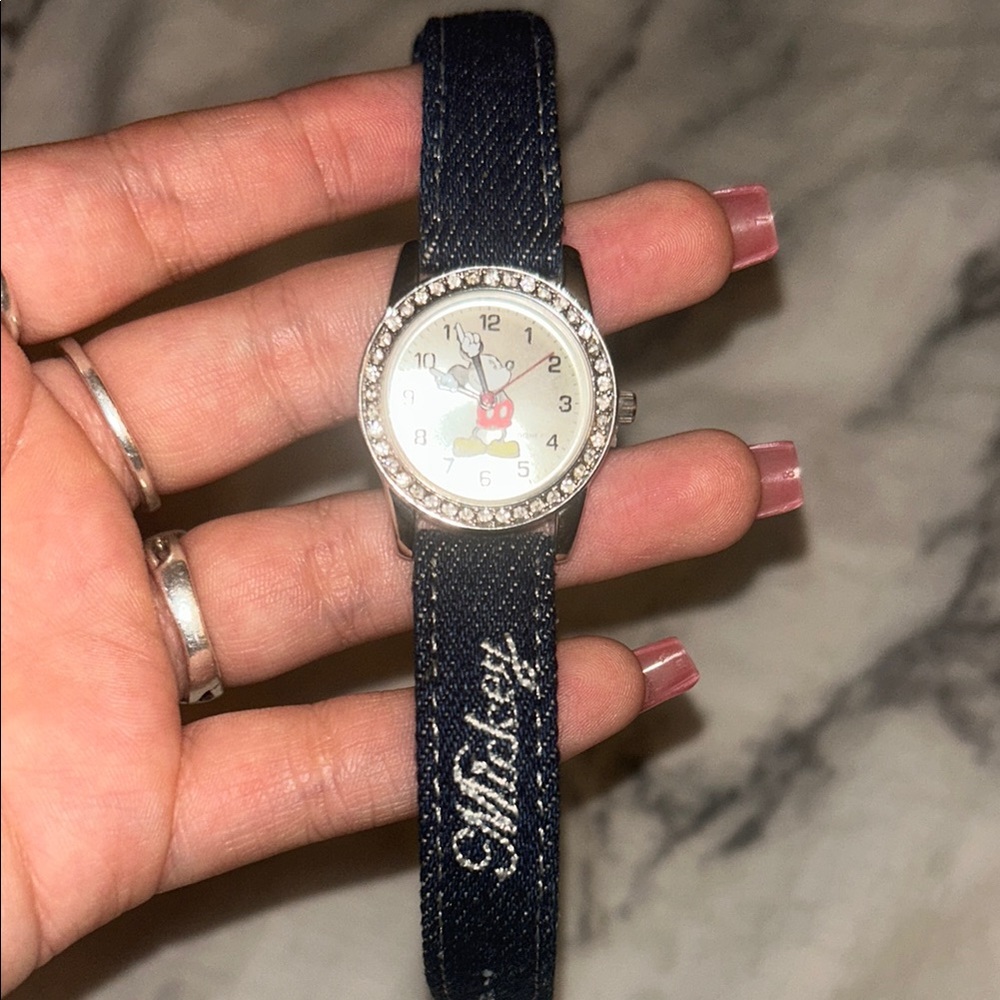 Mickey Mouse Denim Watch